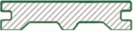 groved board cross section