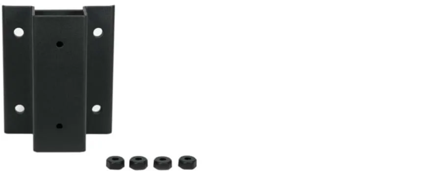 Fortress 3 inch straight fascia mount bracket with bolt covers