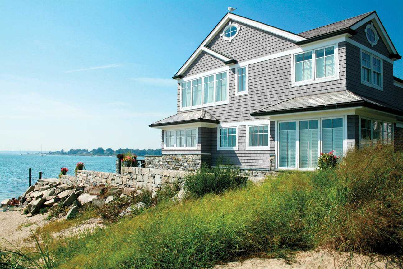 Beach House Shake Atlantica shingle sided house