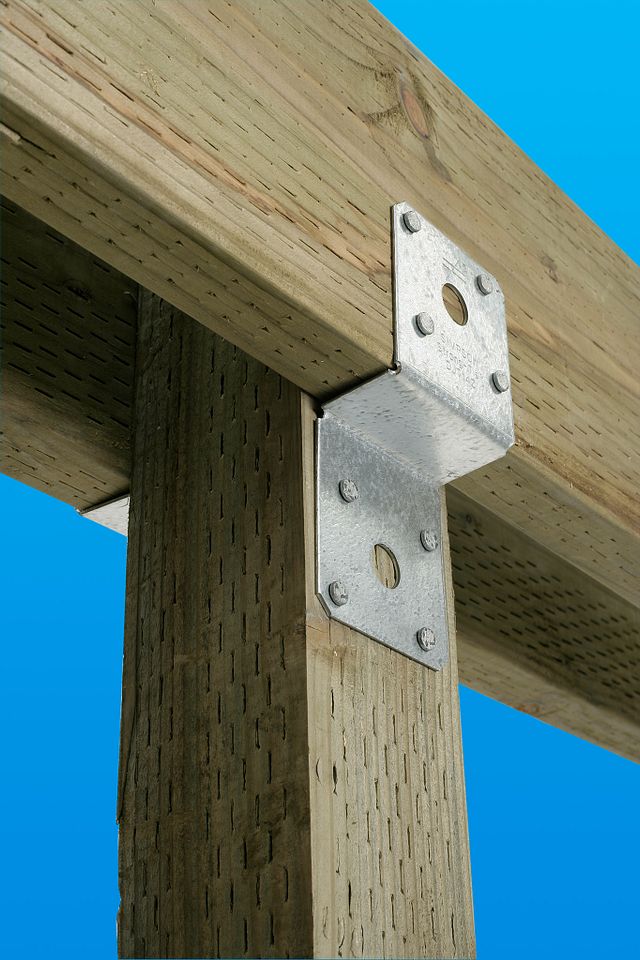 DJT14Z Installed Using Pressure Treated Wood